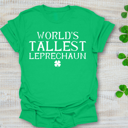 World's Tallest Leprechaun Text